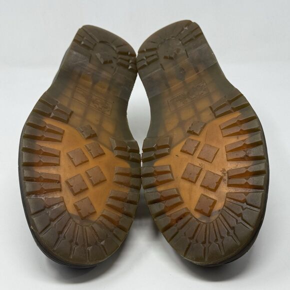Dr Martens Boston Shoes Mens 10 Brown Leather 4 Eye Lace Up Oxford Casual Unisex